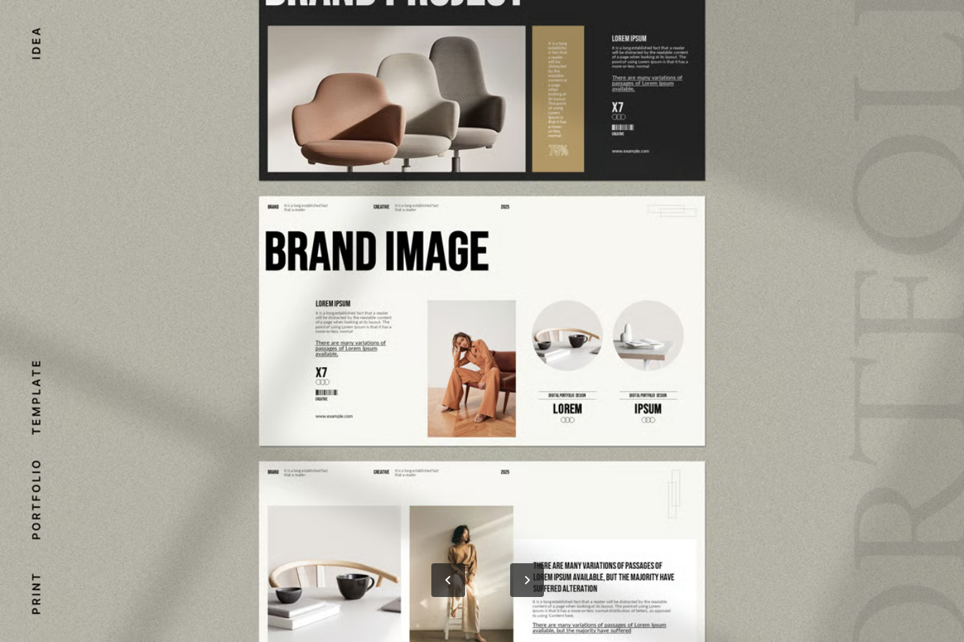 高端商务PPT模板专业企业级可编辑创意简约扁平化设计Portfolio PowerPoint Presentation Template-果觅网