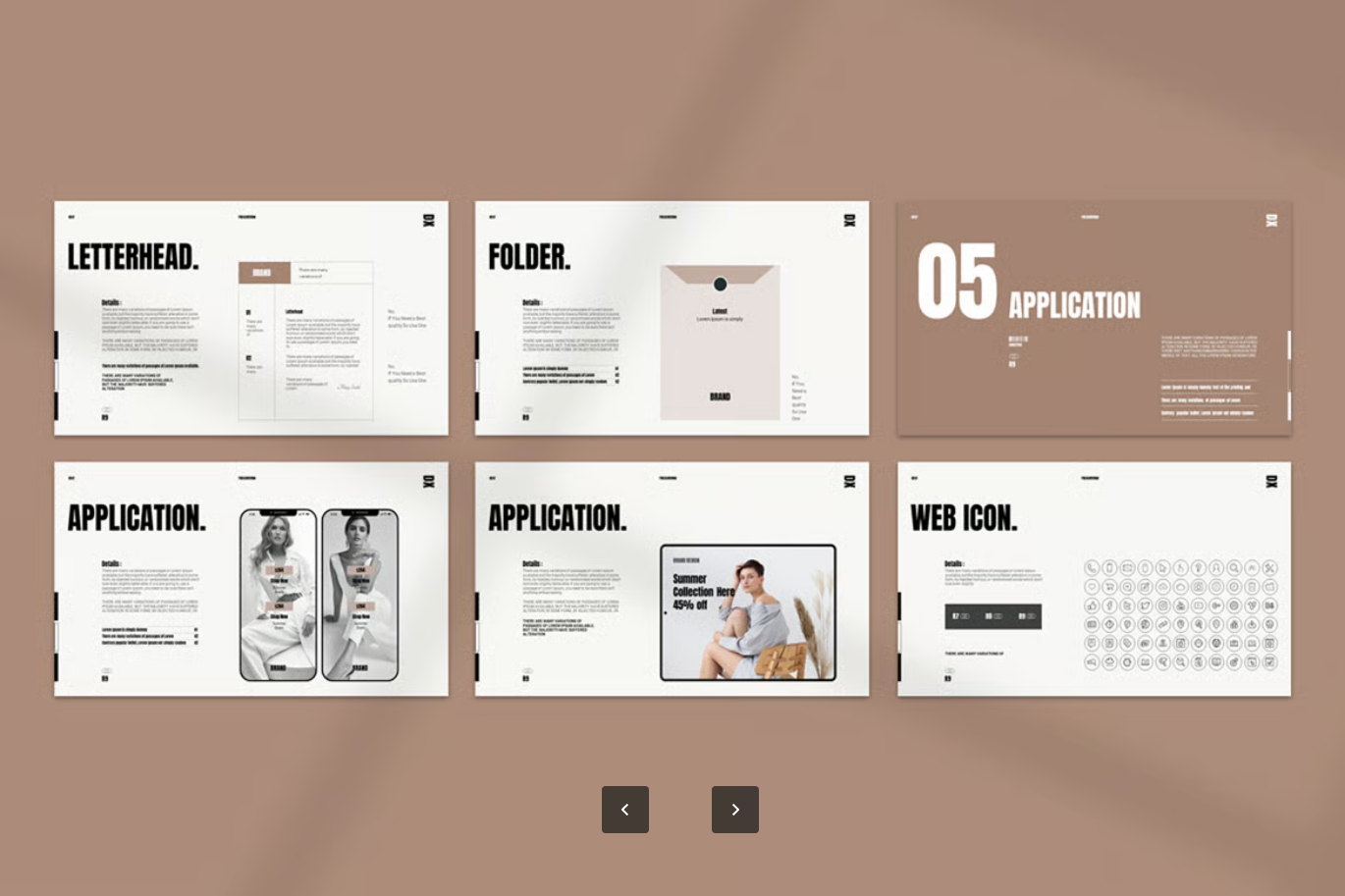 品牌指南PPT模板企业VI设计可编辑LOGO字体配色全套方案专业设计Brand Guidelines PowerPoint Presentation-果觅网