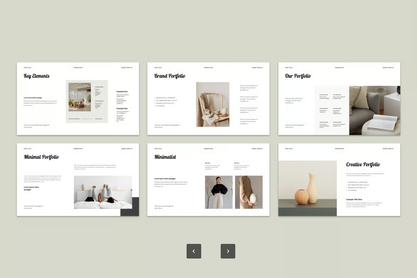 高端品牌策划PPT模板可编辑企业汇报商务简约风PPTX格式Brand Portfolio Presentation PowerPoint Template-果觅网