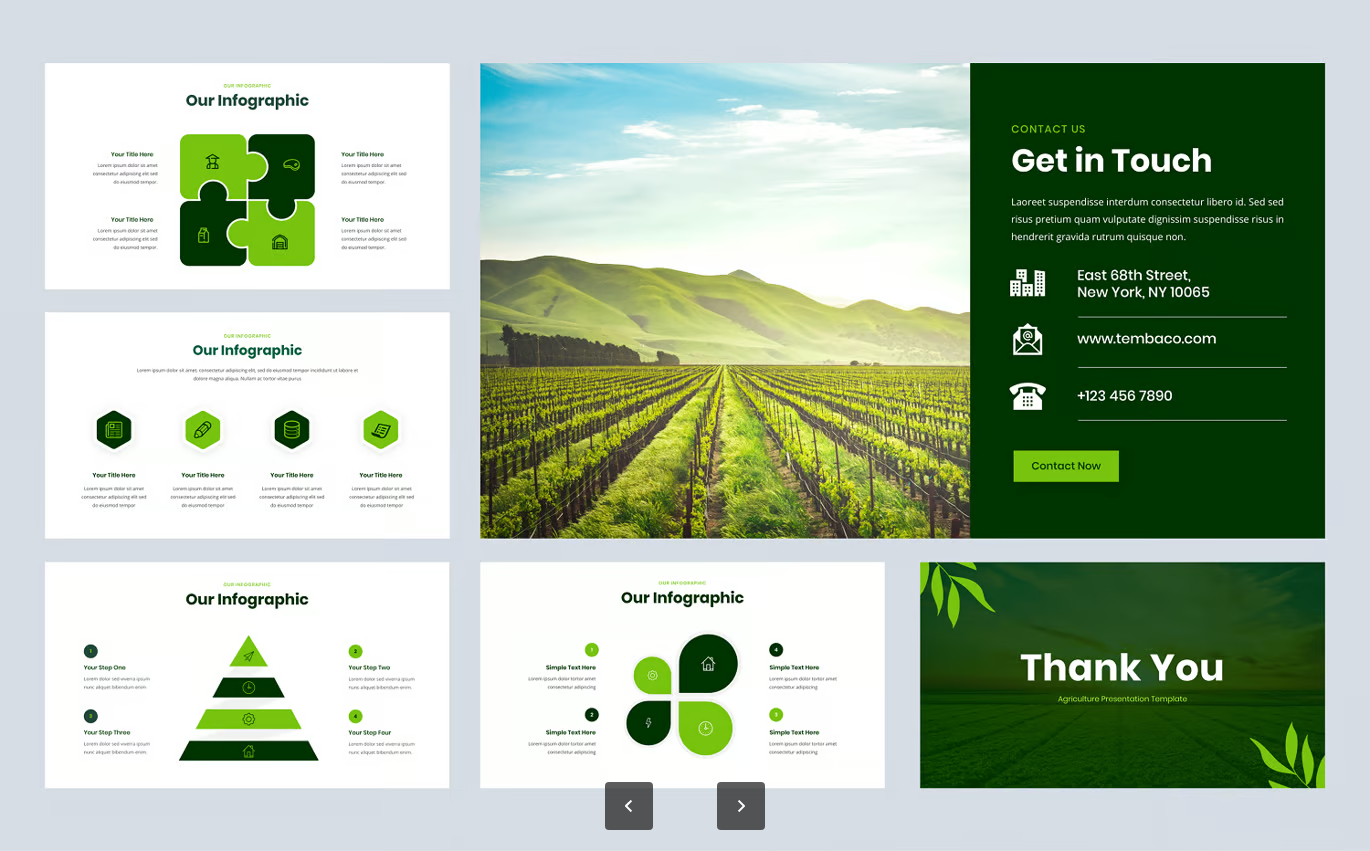 现代农业专业商务PPT模板30页高级感可编辑农业主题演示文稿Agriculture PowerPoint Template-果觅网