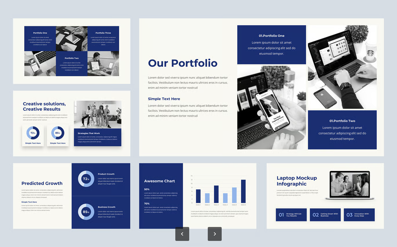 商务PPT模板企业介绍创意设计可编辑商业计划书路演方案Moreno - Business Keynote Template-果觅网