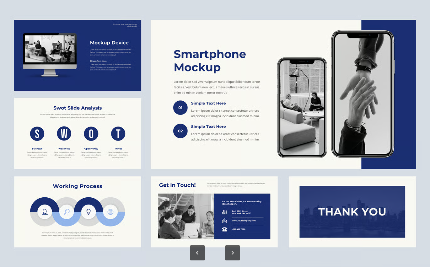 商务PPT模板企业介绍创意设计可编辑商业计划书路演方案Moreno - Business Keynote Template-果觅网