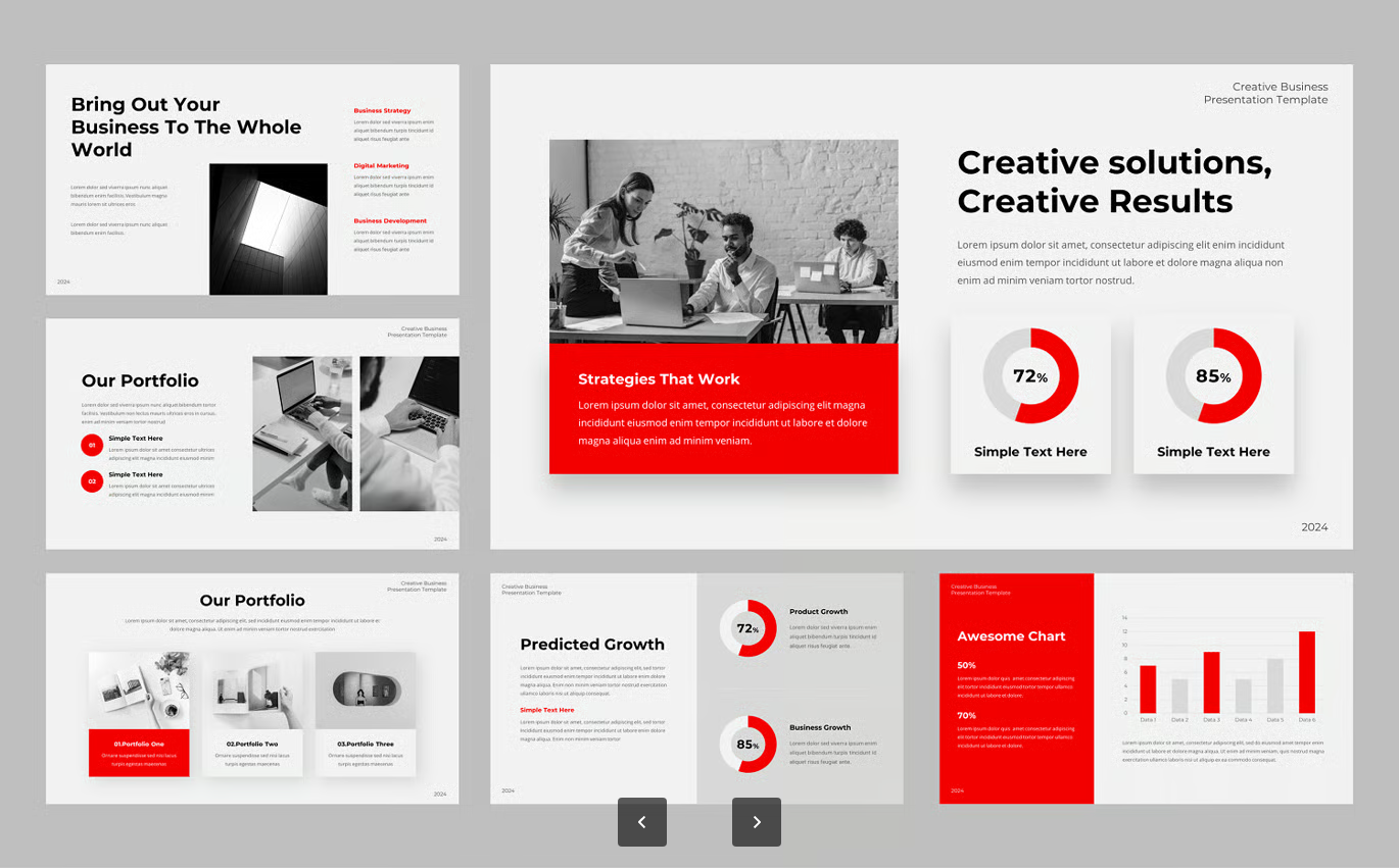 创意商务PPT模板30页高端企业演示可编辑169多用途Keynote设计Satriani - Creative Business Keynote Template-果觅网