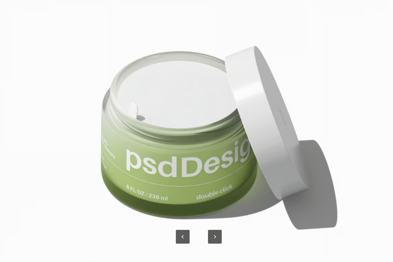 化妆品瓶PSD分层模板6000x4500智能对象可编辑高清贴图设计素材Cosmetic Jar Mockup Set-果觅网