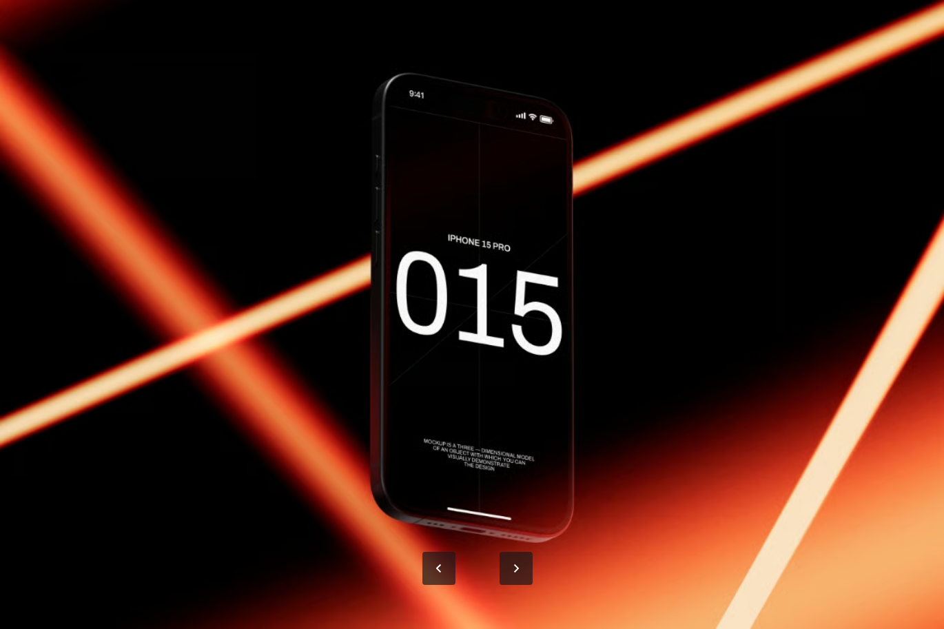 iPhone 15 Pro PSD样机智能对象分层模板高分辨率6000x4500px设计素材iPhone 15 Pro Mockup Set-果觅网