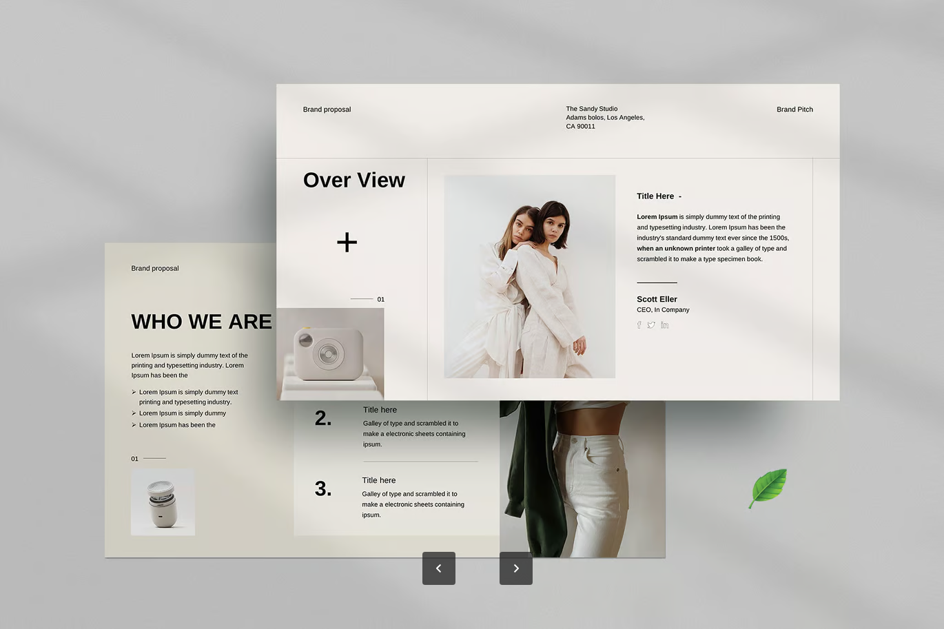 品牌提案InDesign模板18页专业框架可编辑矢量图表商业计划书PPTBrand Proposal Template-果觅网