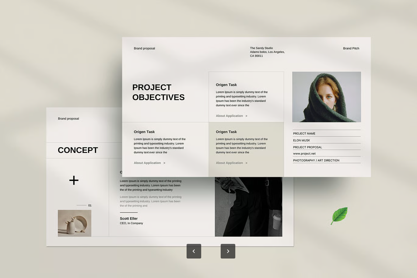 品牌提案InDesign模板18页专业框架可编辑矢量图表商业计划书PPTBrand Proposal Template-果觅网