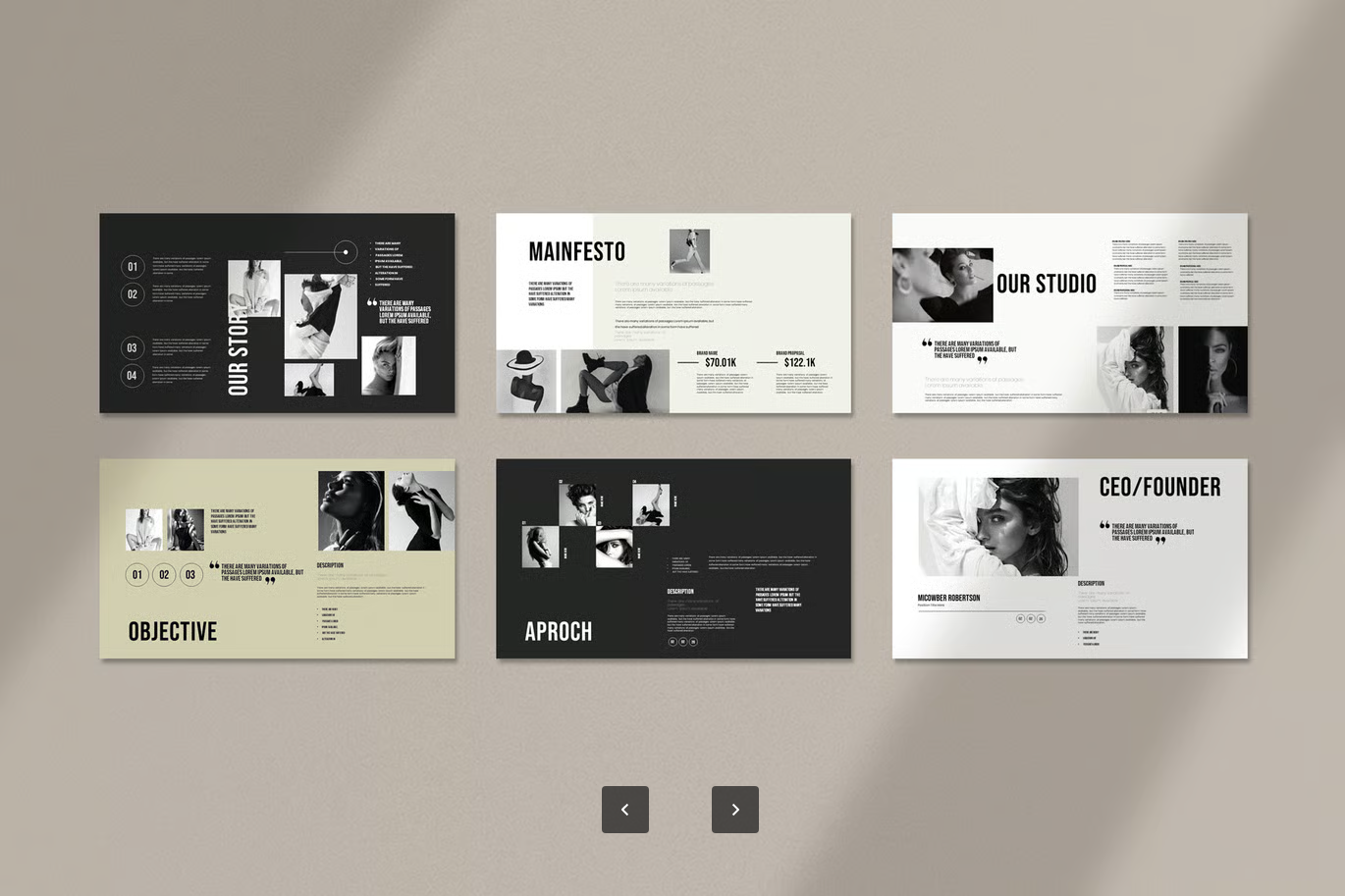 20页可编辑品牌策划商业计划书PPTX高清模板企业介绍营销方案Brand Proposal Presentation Template-果觅网