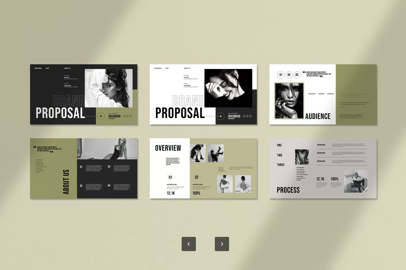 20页可编辑品牌策划商业计划书PPTX高清模板企业介绍营销方案Brand Proposal Presentation Template-果觅网