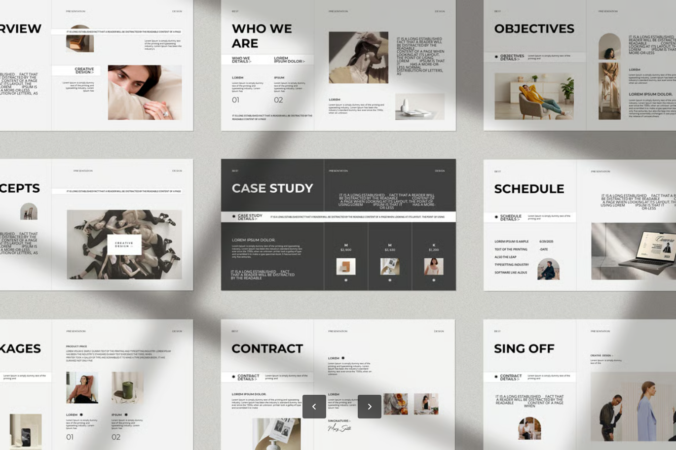 高端品牌提案PPT模板20页可编辑企业VI定制商务演示文稿设计Brand Proposal PowerPoint Presentation-果觅网