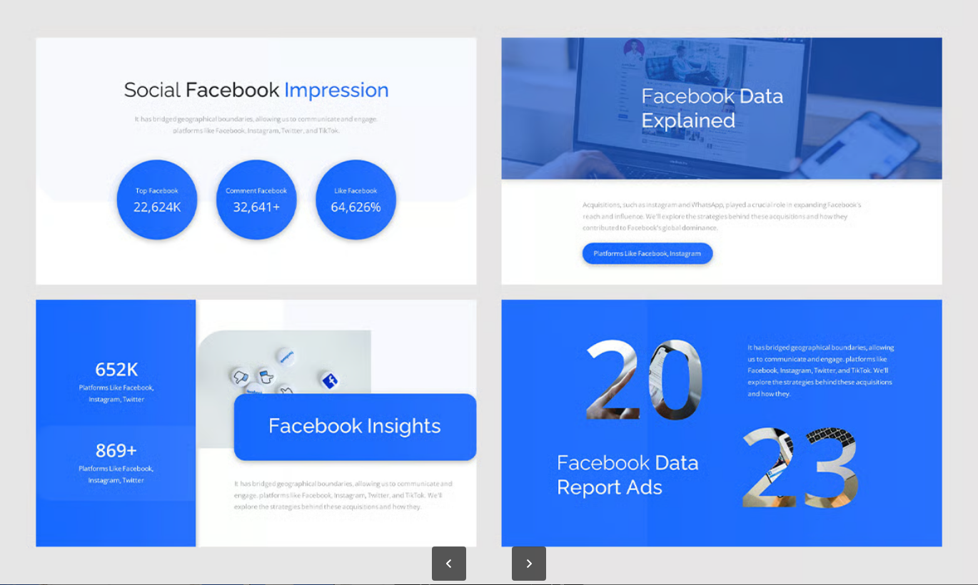 Facebook社交媒体营销方案专业品牌推广广告策划商业演示Facebook Social Media Proposal-果觅网