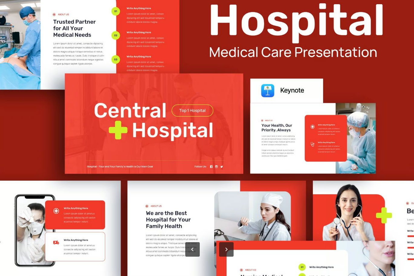 G7391 专业医院医疗学术答辩汇报30页可编辑PPT模板课件Hospital – Medical Keynote