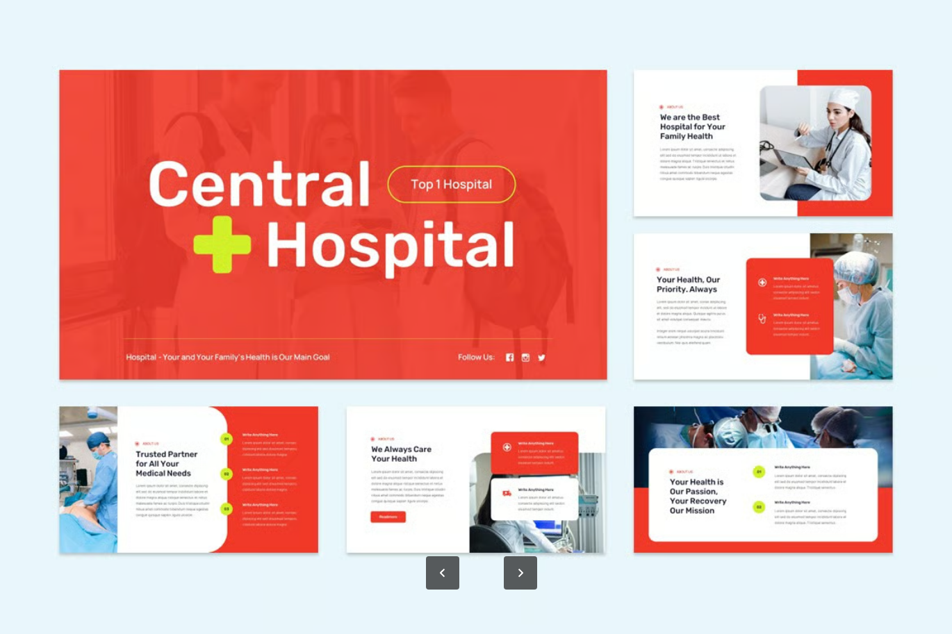 专业医院医疗学术答辩汇报30页可编辑PPT模板课件Hospital - Medical Keynote-果觅网