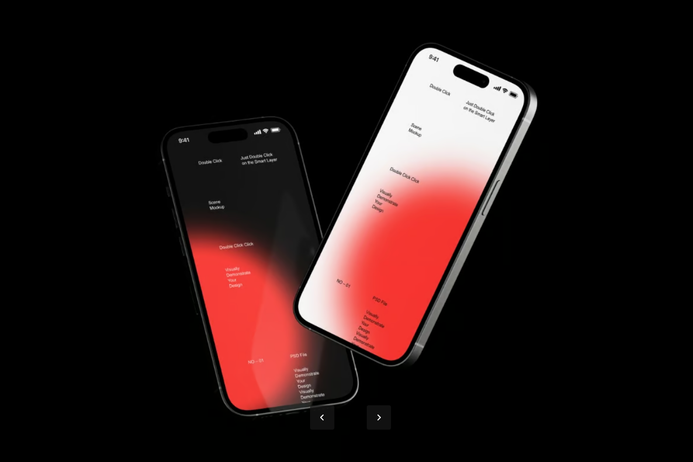 iPhone14Pro样机模板智能对象图层高分辨率6000x4500px可编辑PSD分层文件iPhone 14 Pro Mockup Set-果觅网