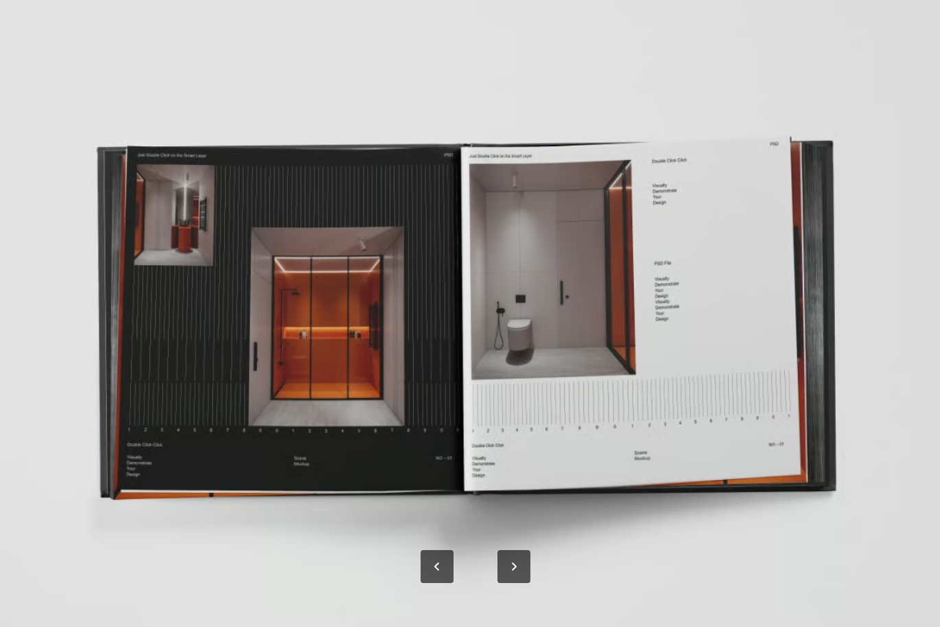 PSD书籍模板智能对象分层可编辑高清6000x4500透明背景设计素材Book Mockup Set-果觅网