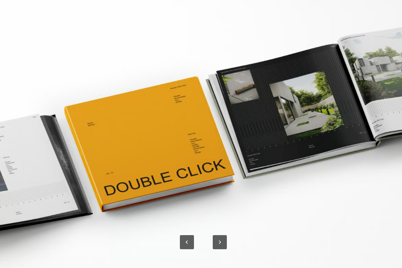 PSD书籍模板智能对象分层可编辑高清6000x4500透明背景设计素材Book Mockup Set-果觅网