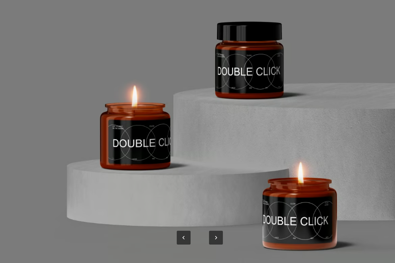 智能对象层蜡烛礼盒模型PSD分层可编辑高分辨率透明背景Candle and Box Mockup Set-果觅网