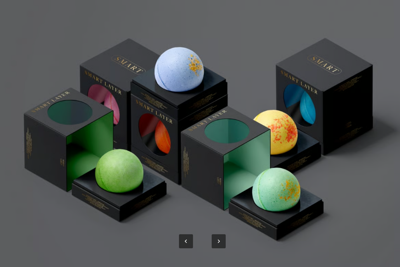 浴球PSD样机智能图层高分辨率可编辑设计模板透明背景Bath Bomb Mockup Set-果觅网