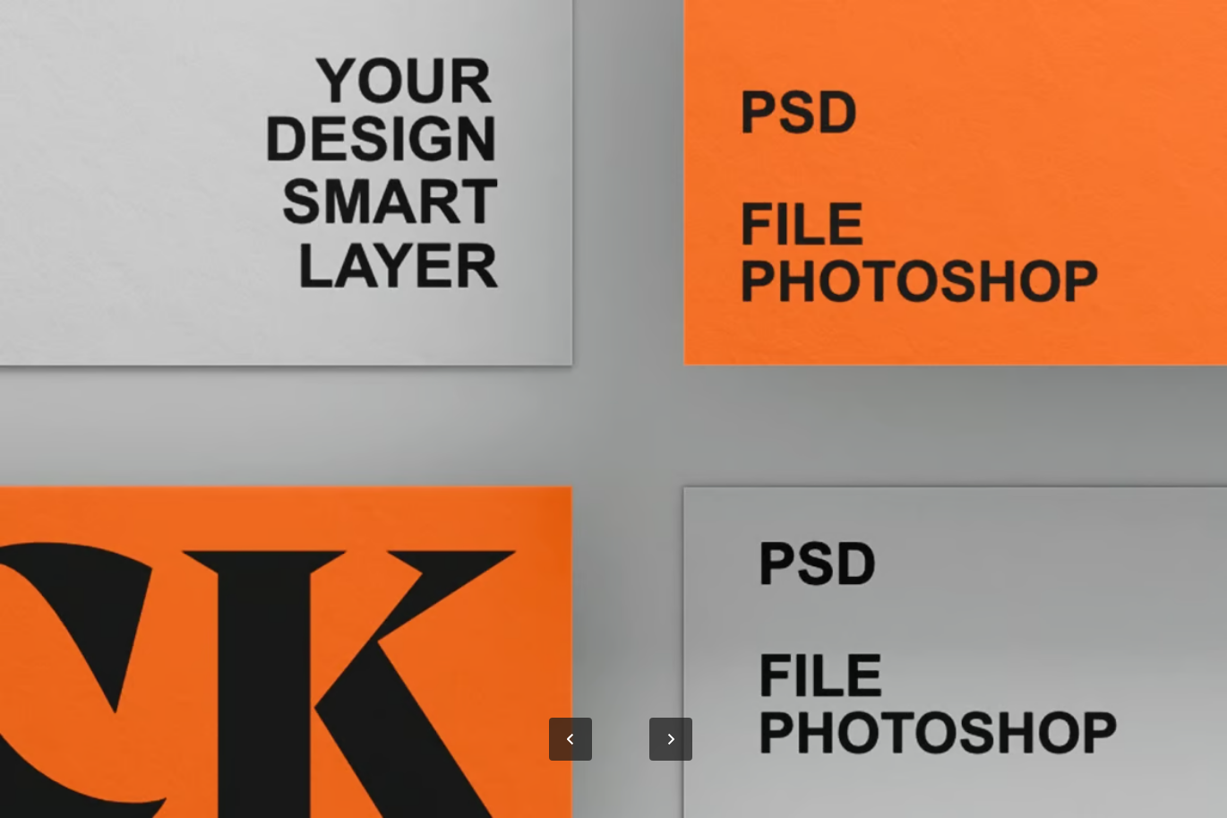 PSD智能对象名片模板6000x4500高分辨率可编辑分层设计素材Business Card Mockup-果觅网