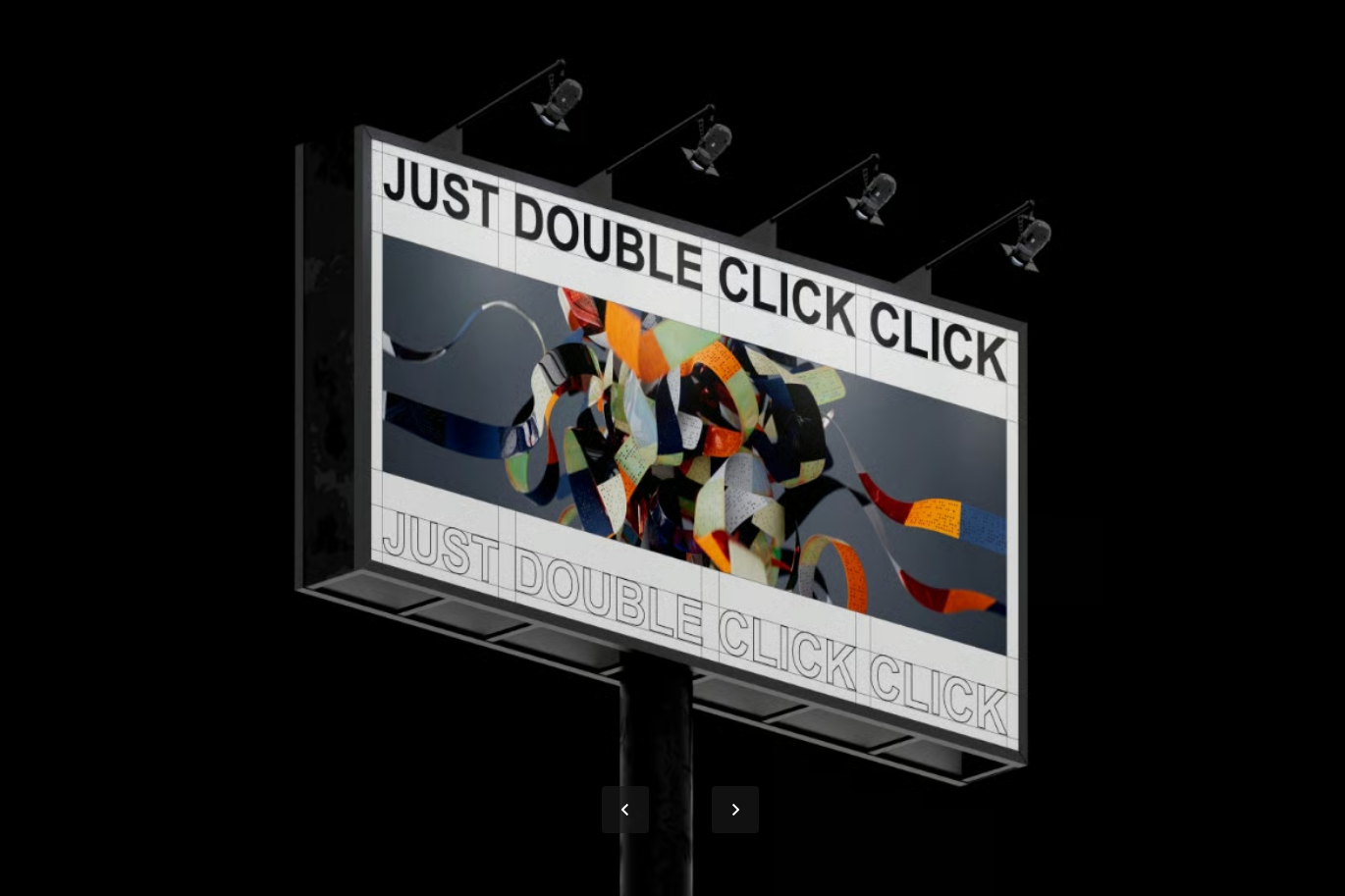 高分辨率6000x4500px PSD样机智能对象分层可编辑透明背景设计素材Billboard Mockup Set-果觅网