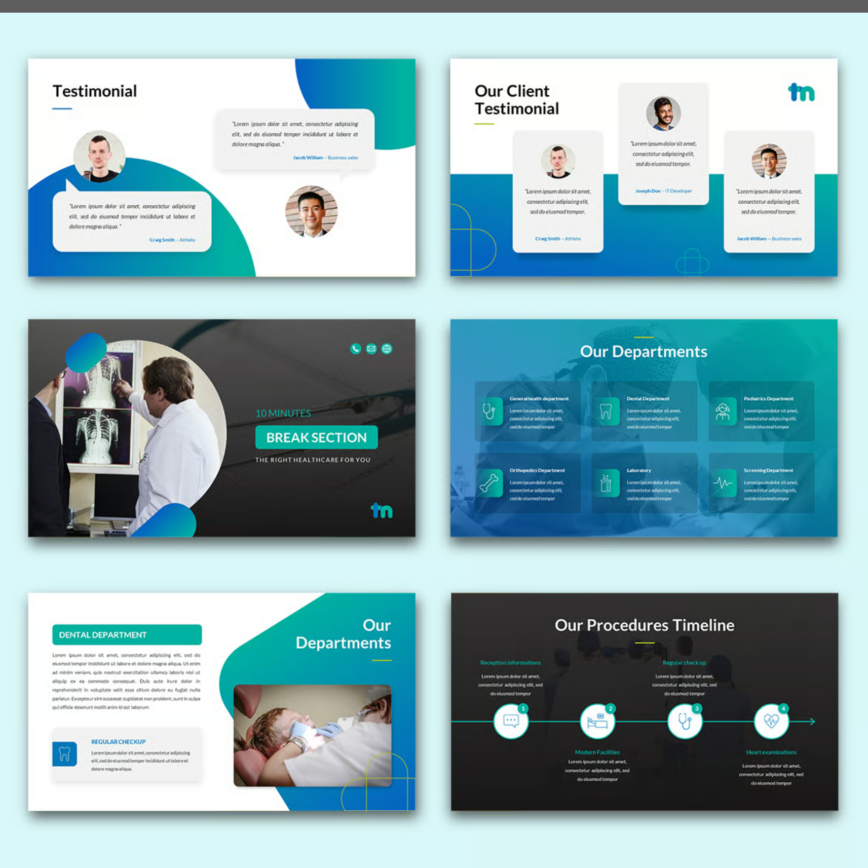专业医疗PPT模板36页现代简约风诊所医院可编辑动态幻灯片MEDIPLUS – Medical PowerPoint Template-果觅网