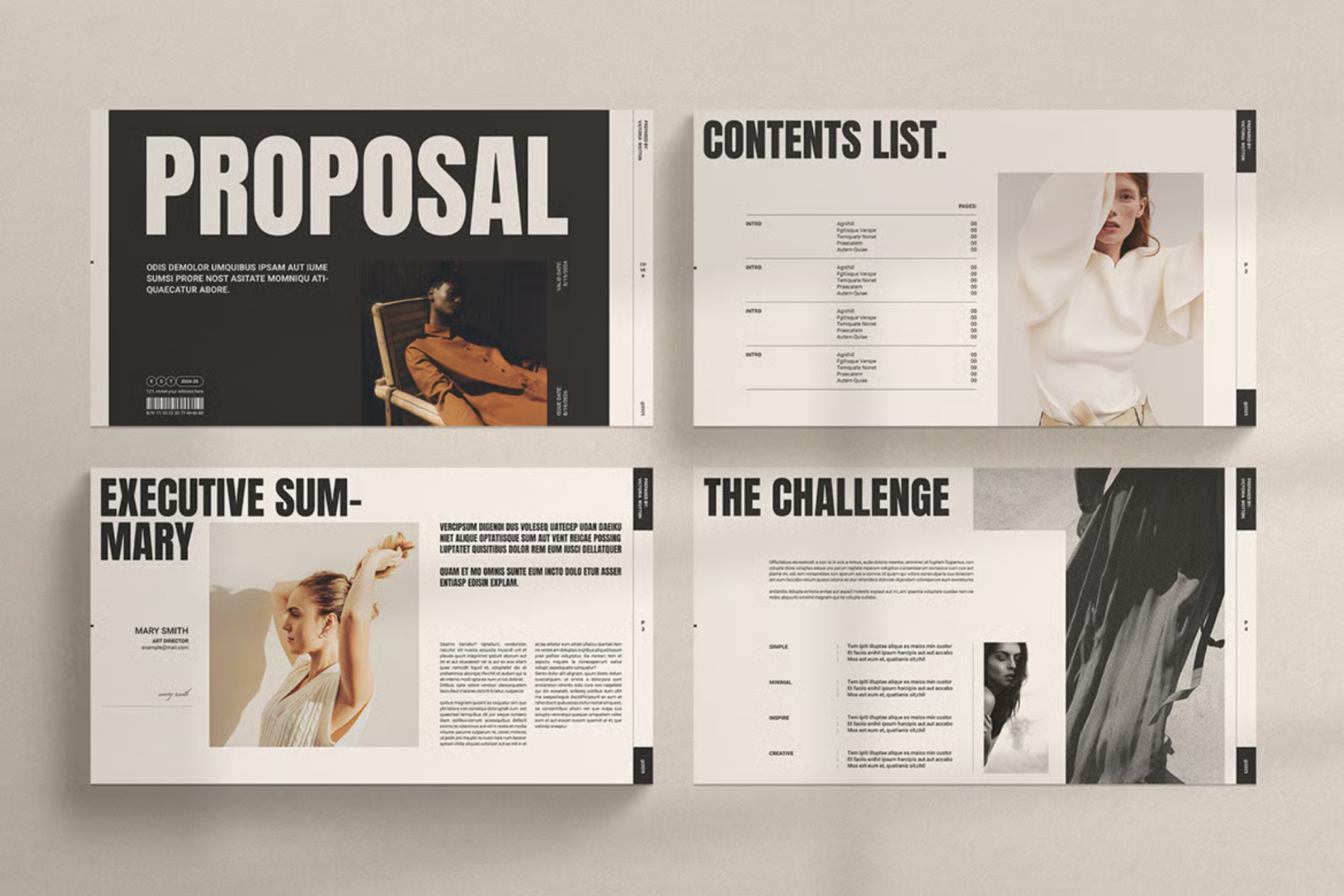 高端大气商务提案PPT模板16页可编辑企业汇报通用动态效果Proposal PowerPoint Presentation Template-果觅网