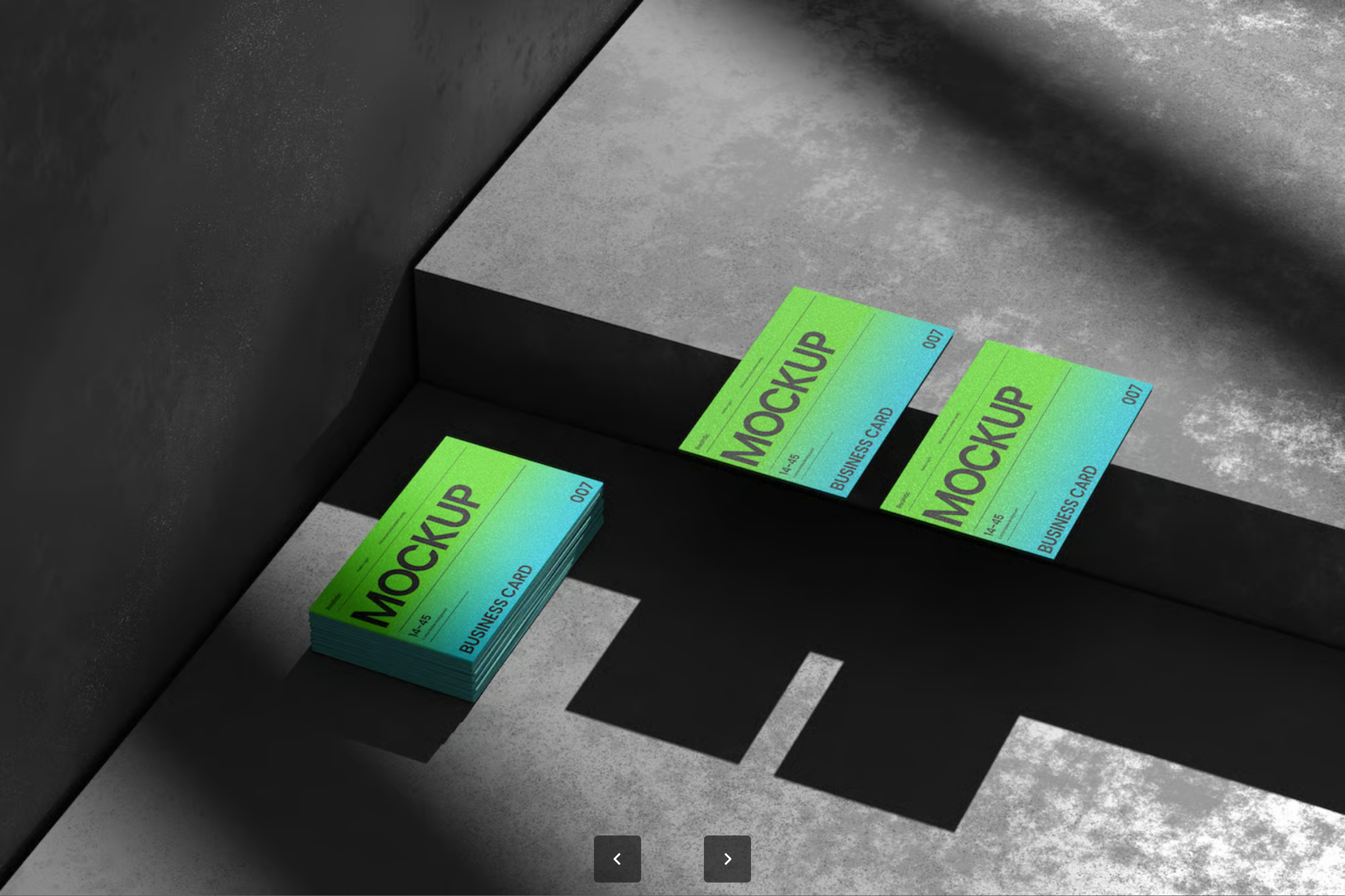 G7517 高端商务名片样机混凝土质感背景自定义编辑专业展示模板Business Card Mockup with Concrete Background G7517 高端商务名片样机混凝土质感背景自定义编辑专业展示模板Business Card Mockup with Concrete Background