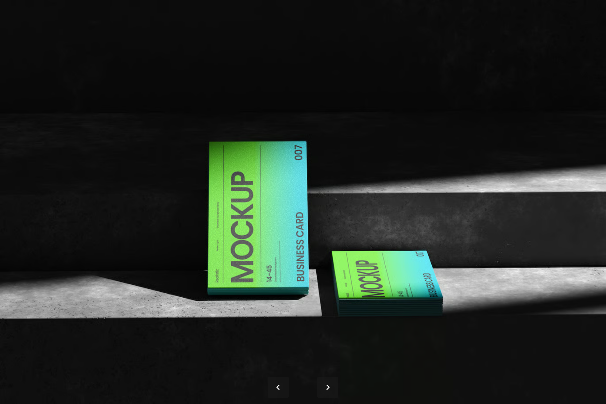 G7517 高端商务名片样机混凝土质感背景自定义编辑专业展示模板Business Card Mockup with Concrete Background G7517 高端商务名片样机混凝土质感背景自定义编辑专业展示模板Business Card Mockup with Concrete Background