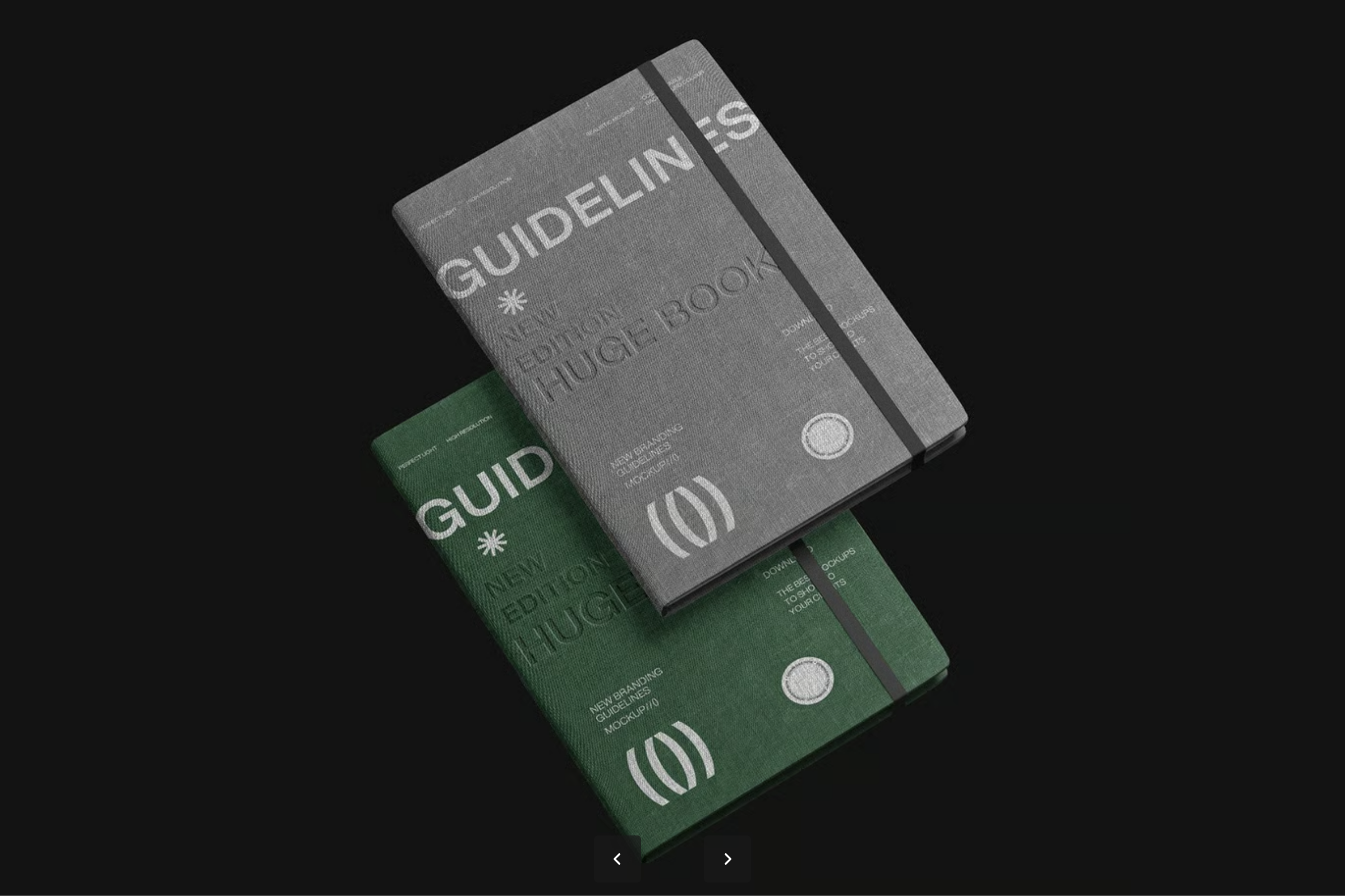 G7518 精装笔记本样机品牌设计模板高端定制可替换背景PSD智能图层Hardcover Notebook Branding Mockup