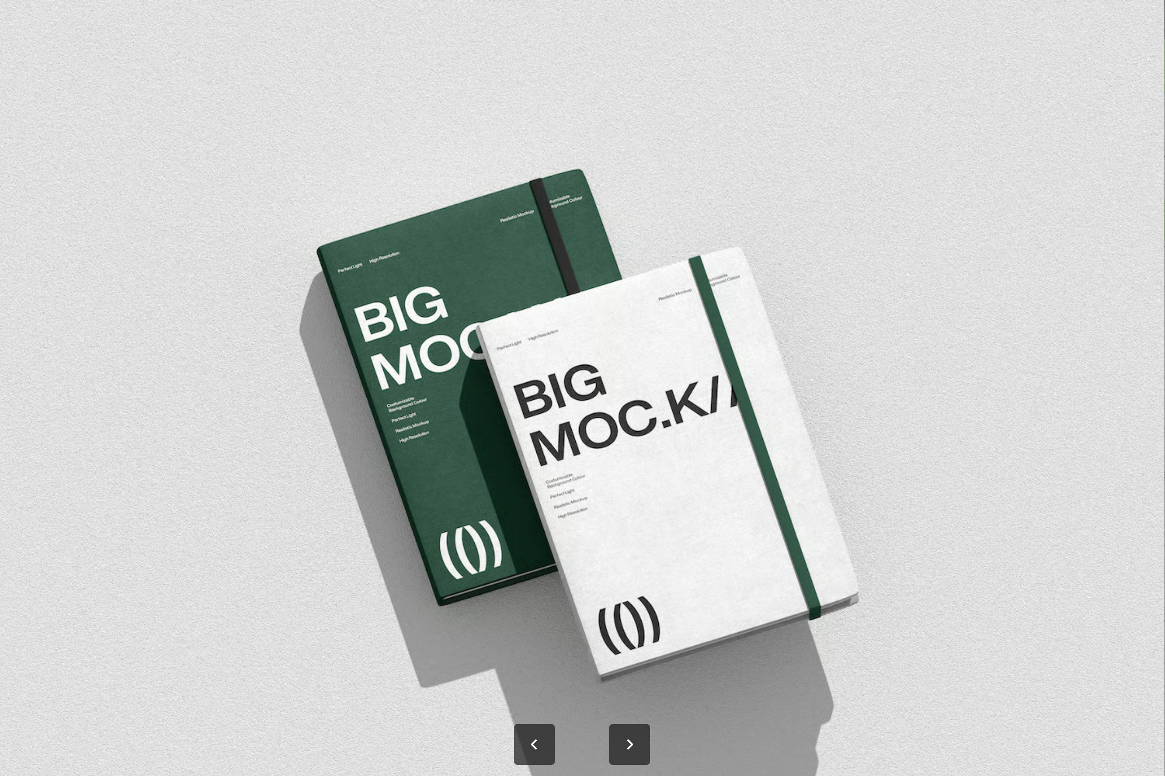 G7524 高端企业VI笔记本样机品牌设计模板智能图层定制逼真纹理展示Notebook Cover Branding Mockup