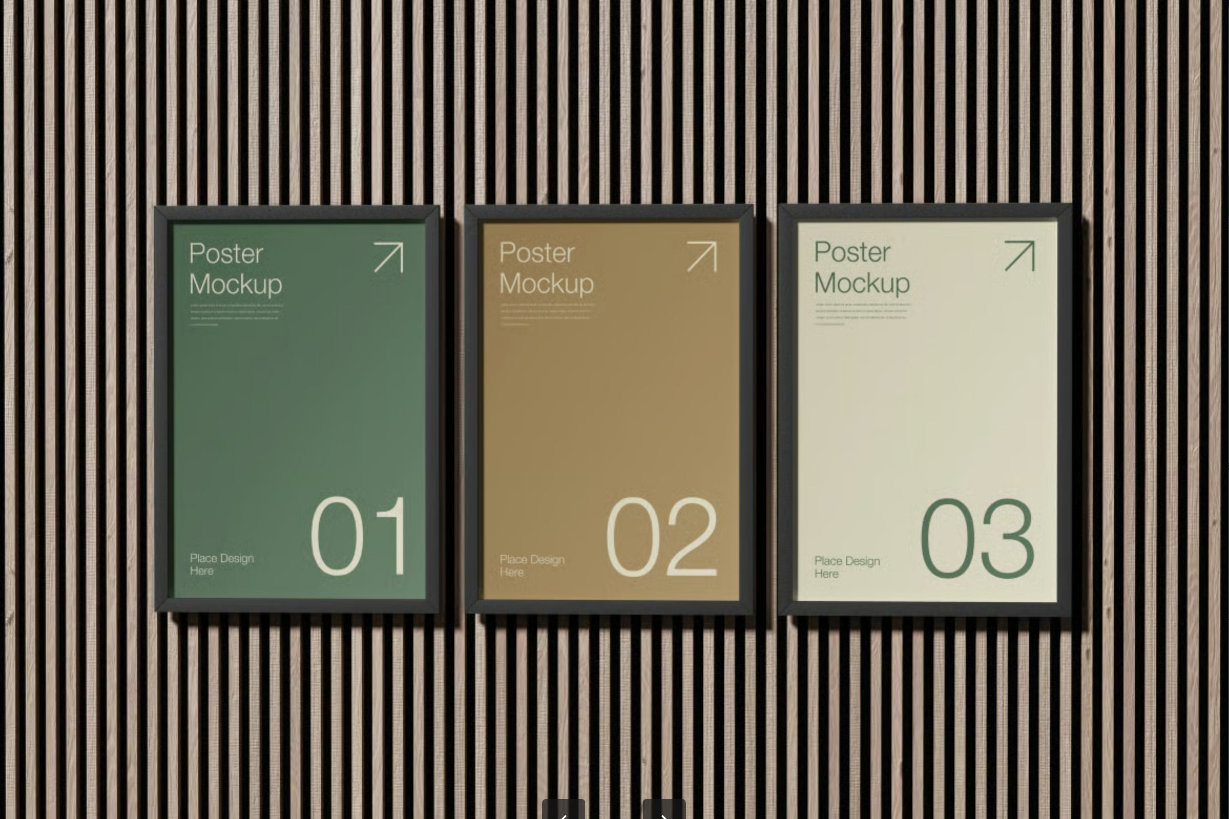 G7532 海报样机3D展示智能替换PSD模板高分辨率专业设计文件Poster Mockup