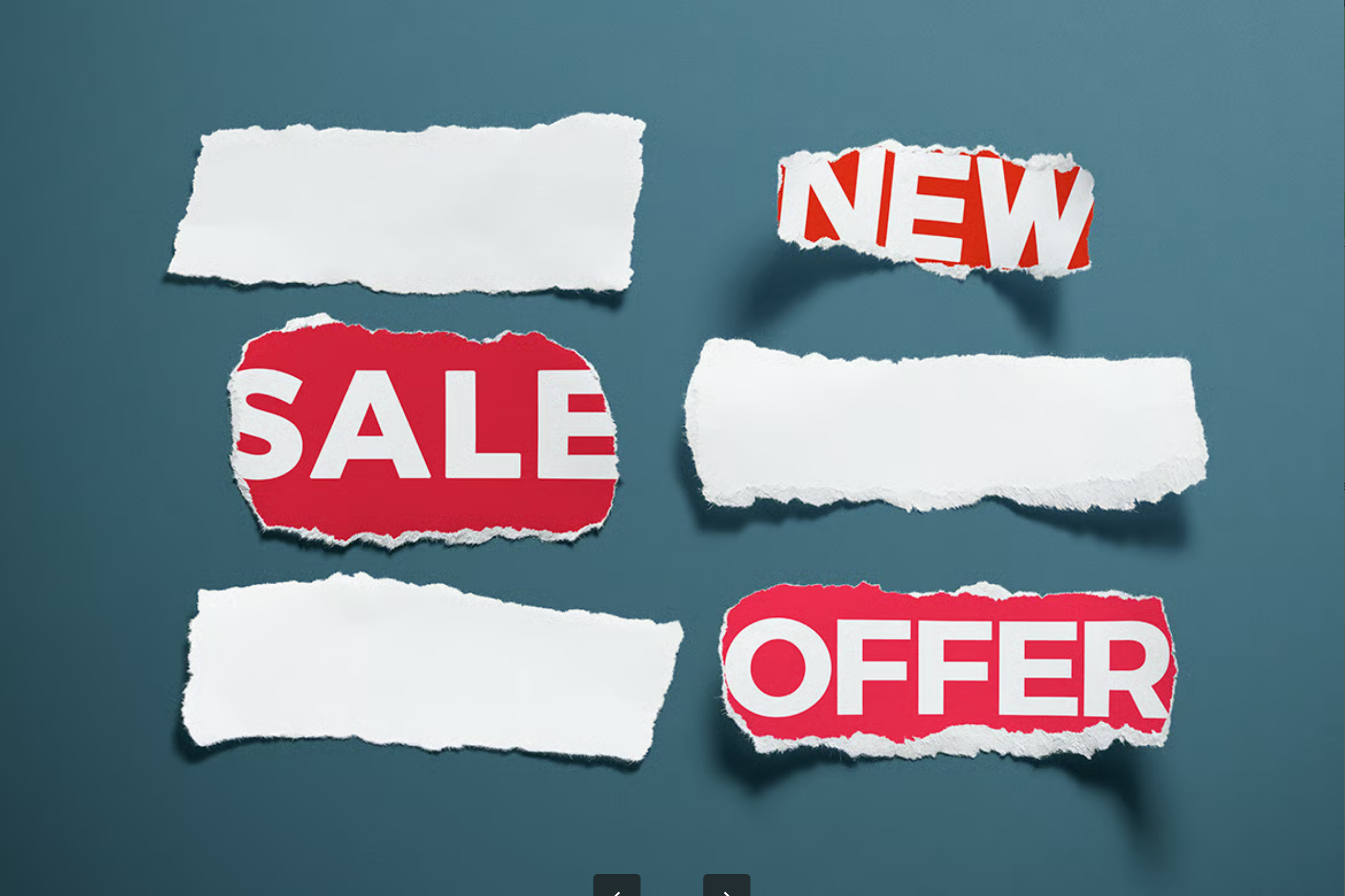 G7534 高清透明撕裂纸张分层PSD素材可调阴影颜色多用途设计特效模板12 Isolated Paper Rips