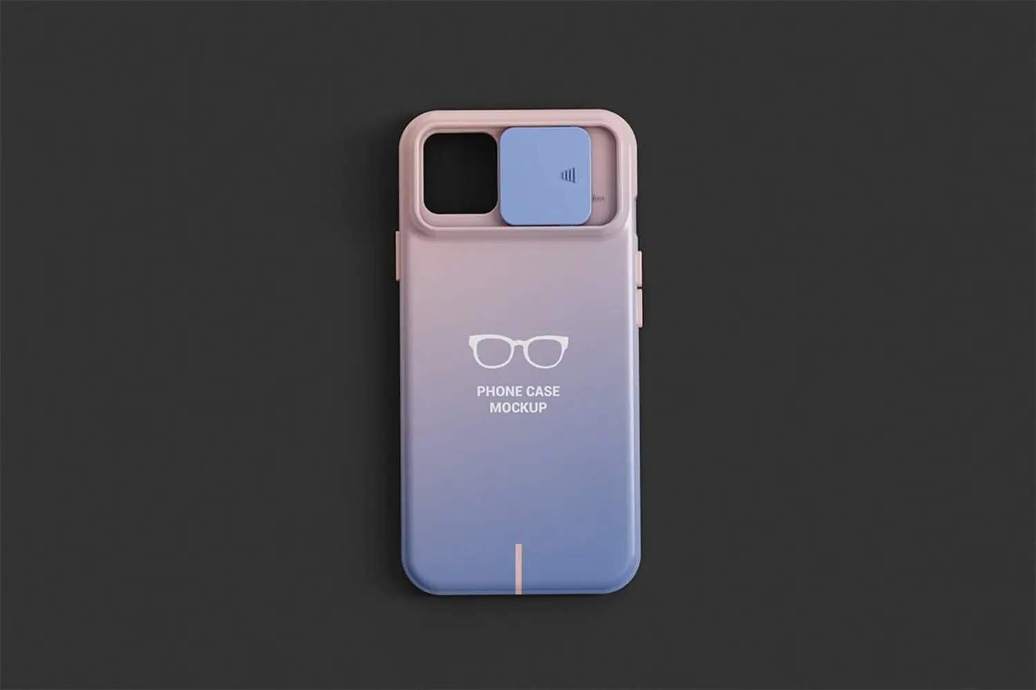 100 拉窗式手机保护壳外壳样机设计素材 Phone Case Mockup