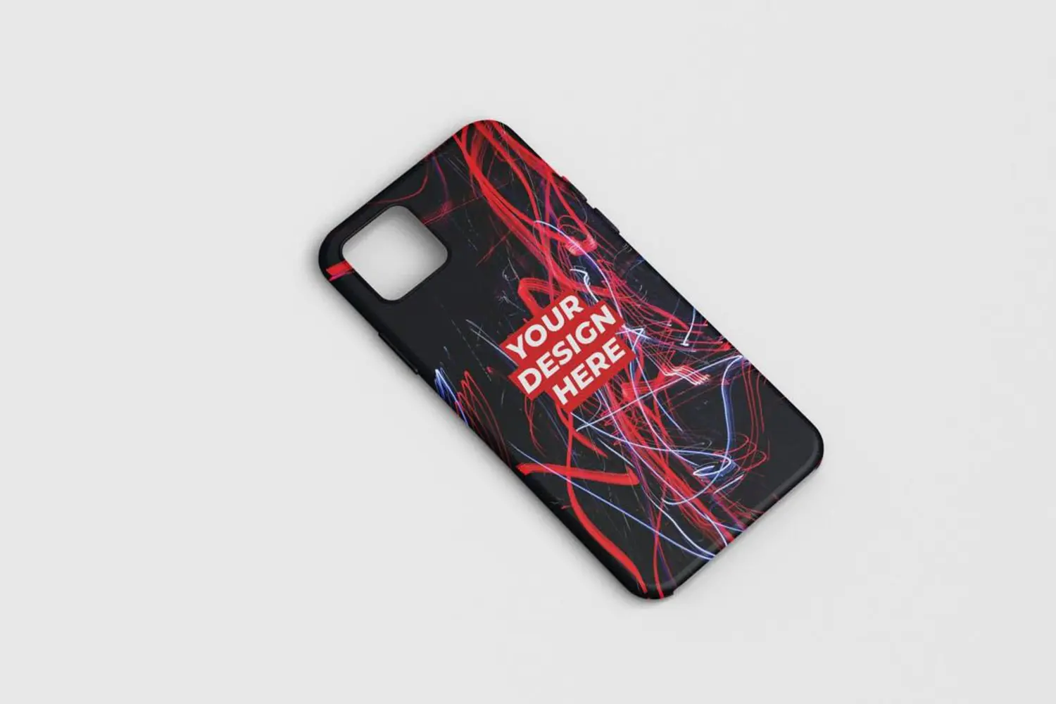 107 苹果iPhone手机壳图案设计样机素材 Phone Case Mockup