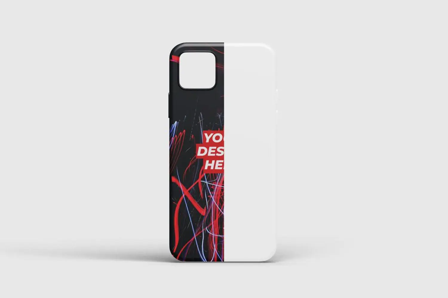 107 苹果iPhone手机壳图案设计样机素材 Phone Case Mockup