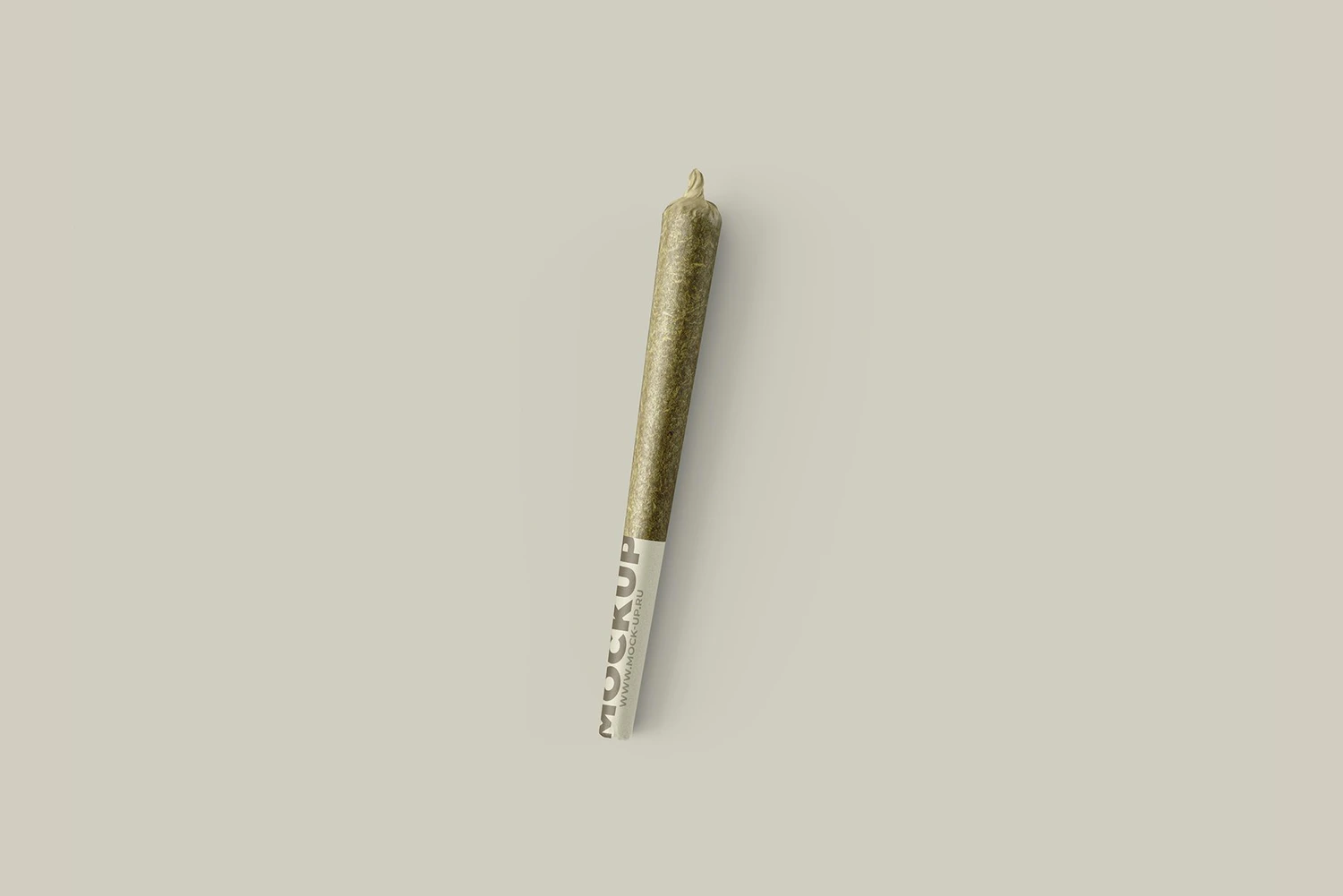 112 烟卷烟草标签包装设计样机模板Weed Joint Pre-Roll Tubes 4 PSD 4975262