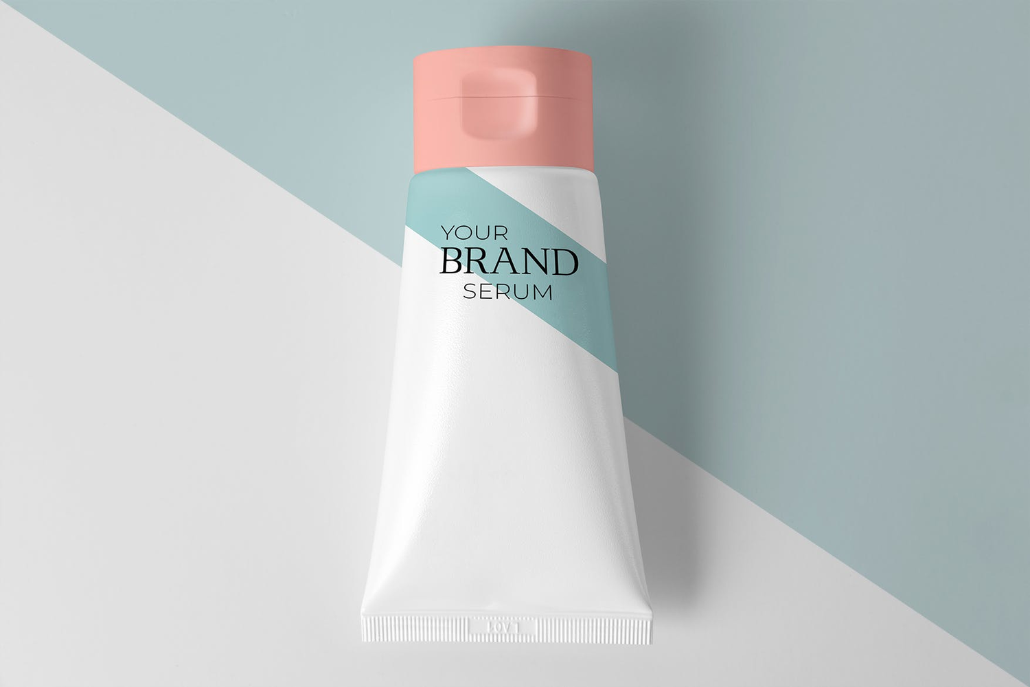 119 软管化妆品洗面奶护肤品瓶模型包装设计样机（PSD）
