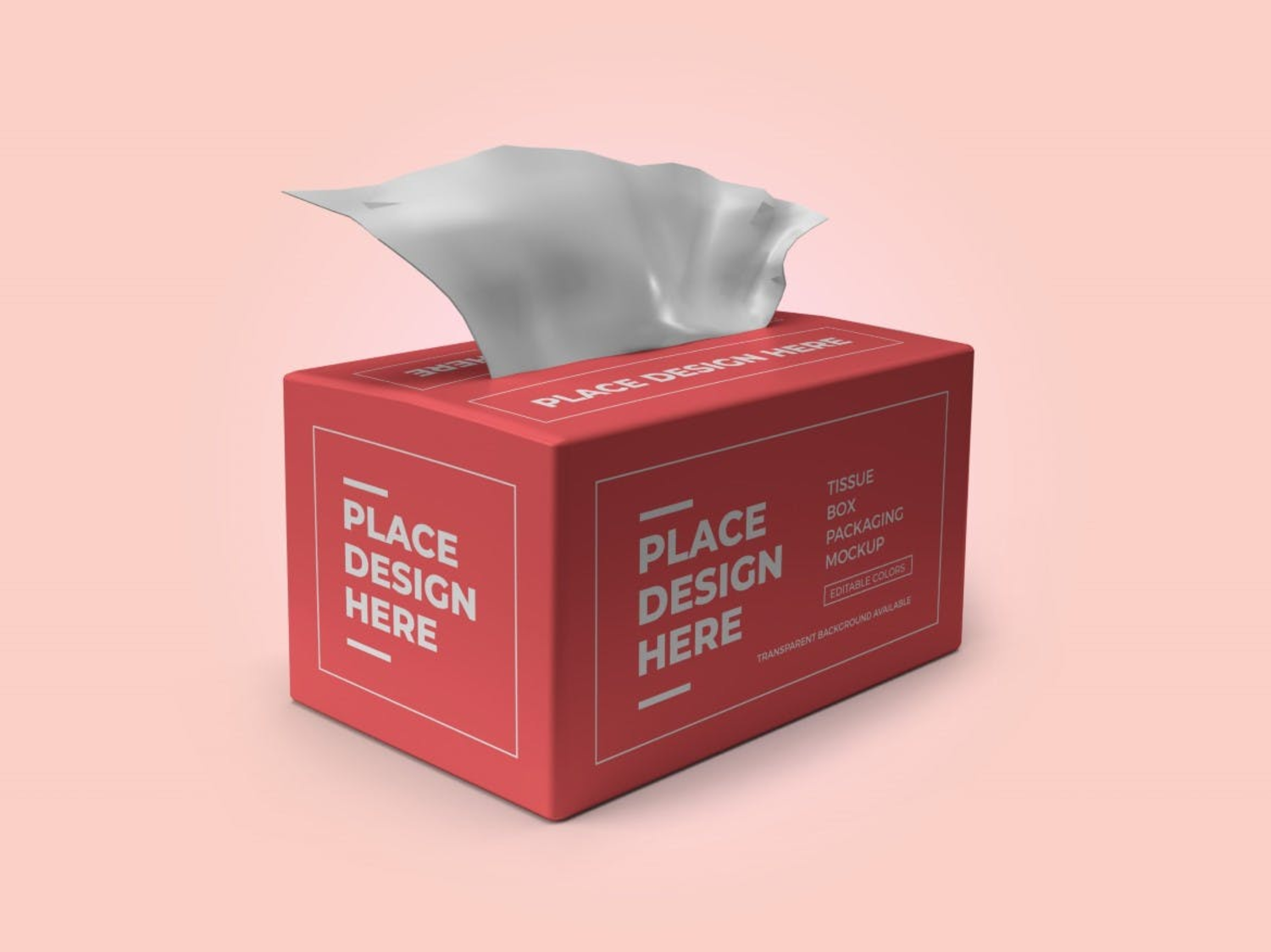 12 高端抽纸纸盒广告纸巾包装模型(PSD)