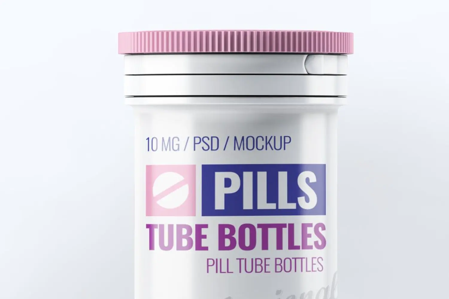 32 吃不起的医药药瓶包装盒设计样机 Pills Tube Bottles Mock-Up