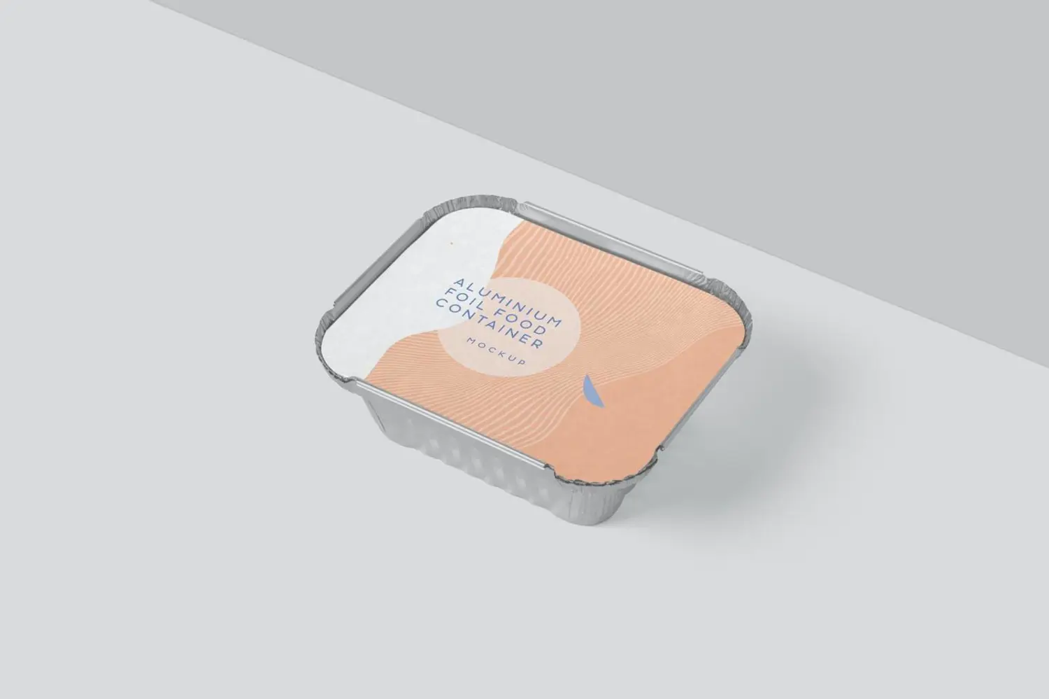 36 铝箔锡纸外卖打包一次性保温食品盒样机psd模板 Foil Food Box Mockups