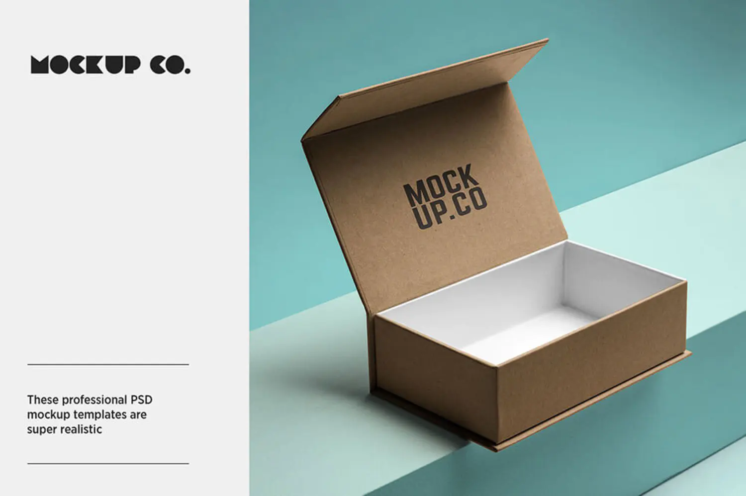 51 逼真的高级礼品木盒包装设计样机 (psd)Premium Box Mockup 5996635