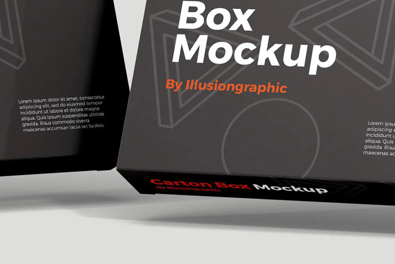 53 纸盒包装设计多角度展示样机模板 (psd)Carton Box Mockup – 8 Views – 6102134