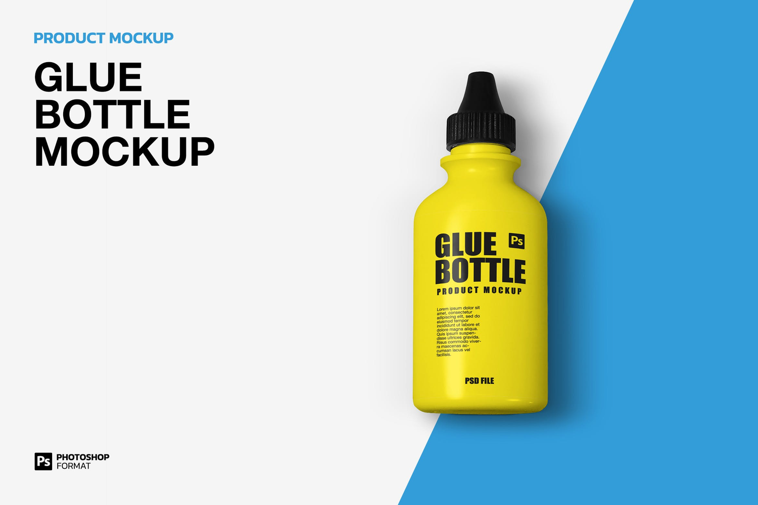 78 胶水瓶药剂包装设计PS样机模板 Glue Bottle – Mockup
