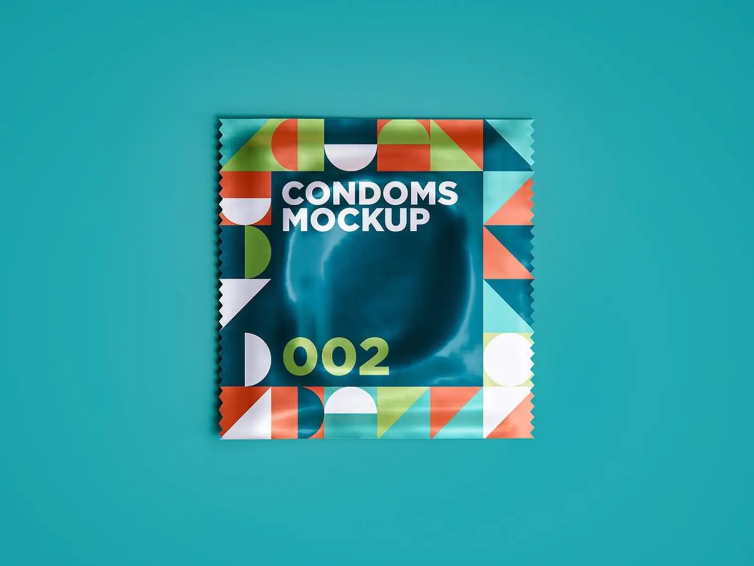 83 成人用品避孕套安全套包装设计样机v2 Condoms Mockup 002