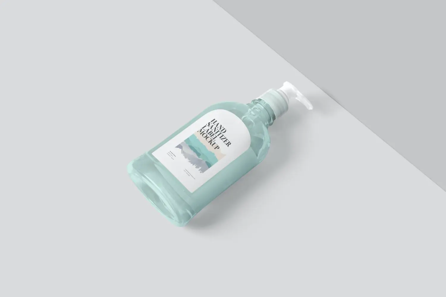 99 按压瓶泵瓶洗手液洗洁精包装设计样机psd模板 Pet Liquid Dispenser Bottle Mockups