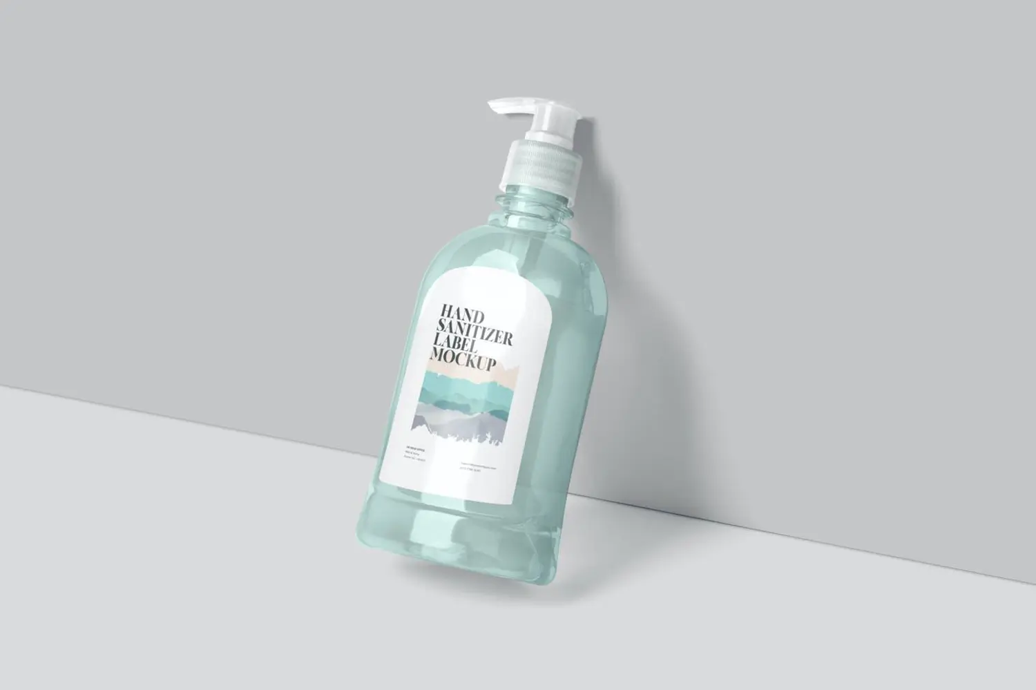 99 按压瓶泵瓶洗手液洗洁精包装设计样机psd模板 Pet Liquid Dispenser Bottle Mockups