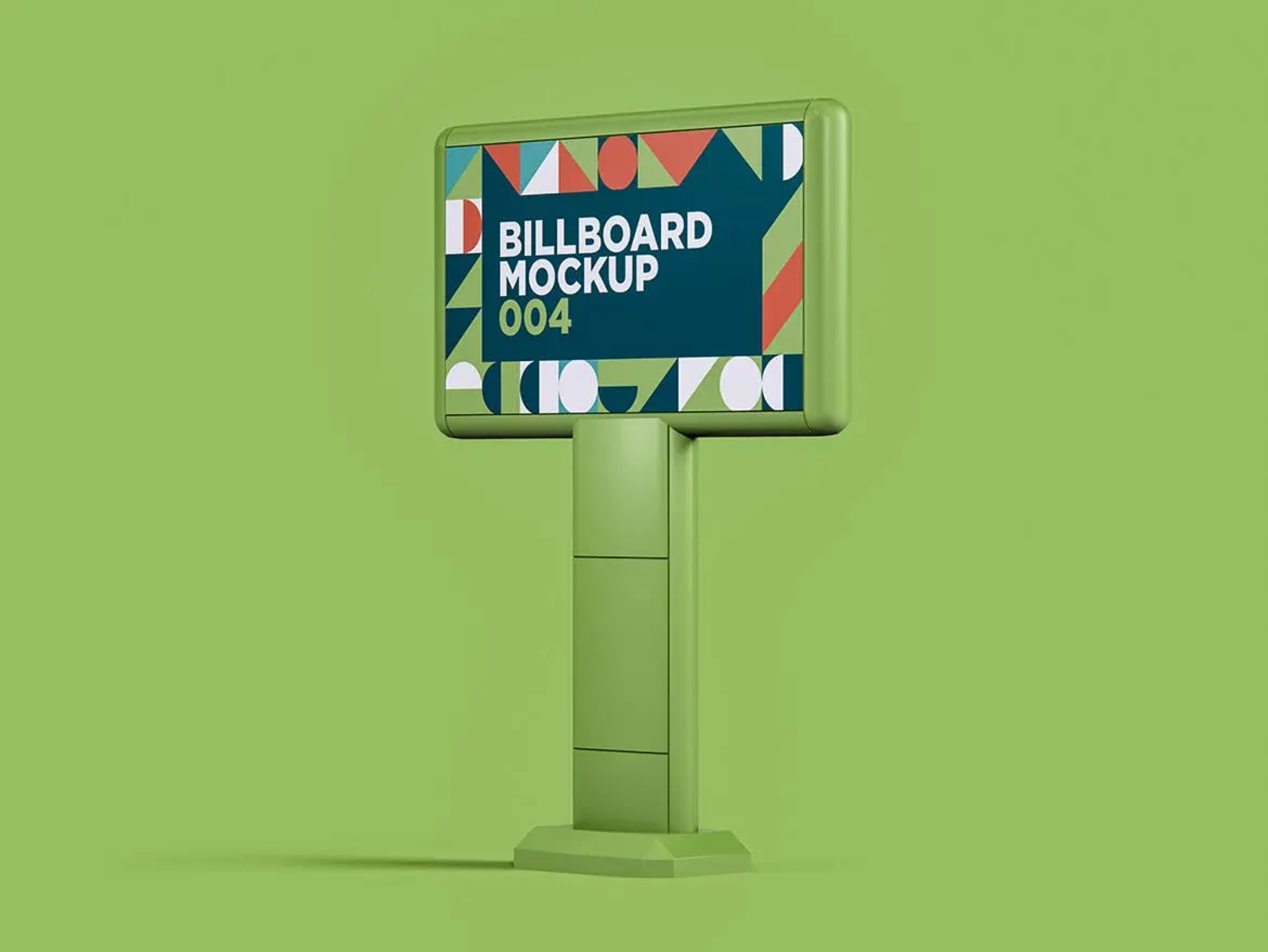 74 广告牌大牌广告位广告展示模型设计样机v4 Billboard Mockup 004