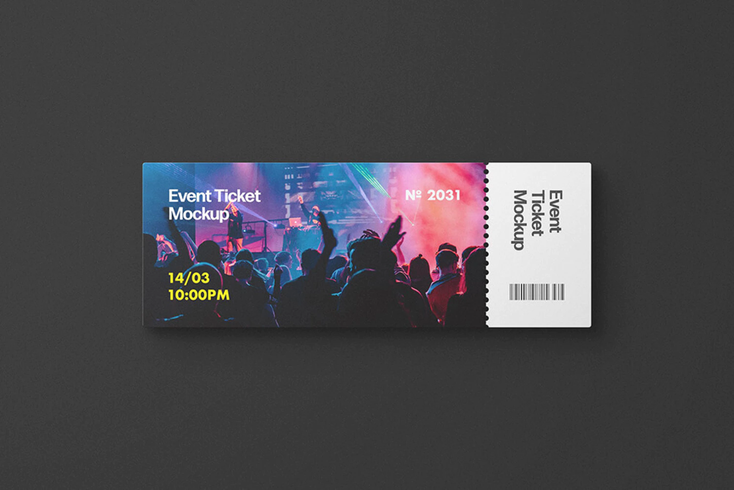 78 活动门票优惠券设计样机套装 (psd)Event Tickets Mockup Set 6808562